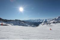 Photo Texture of Background Snowy Mountains